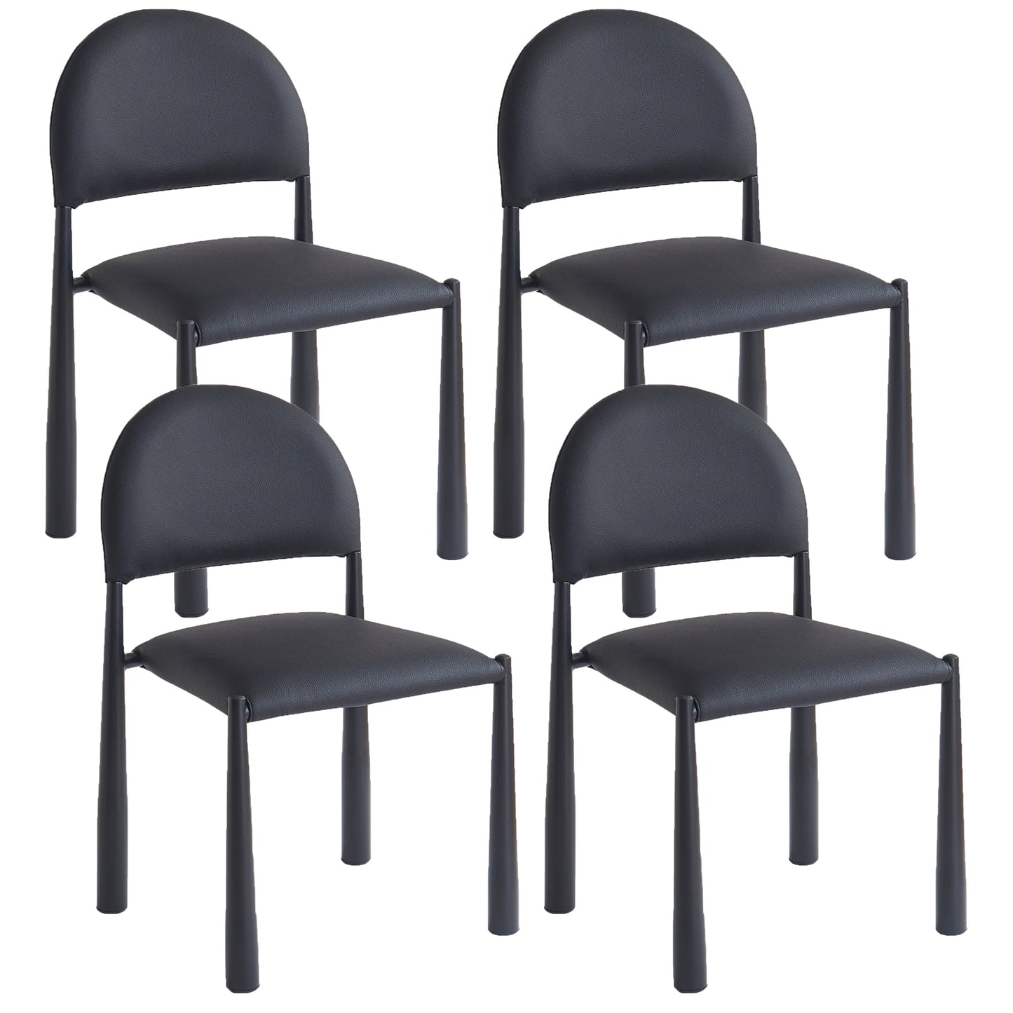 Auggie Dining Chair Black Black