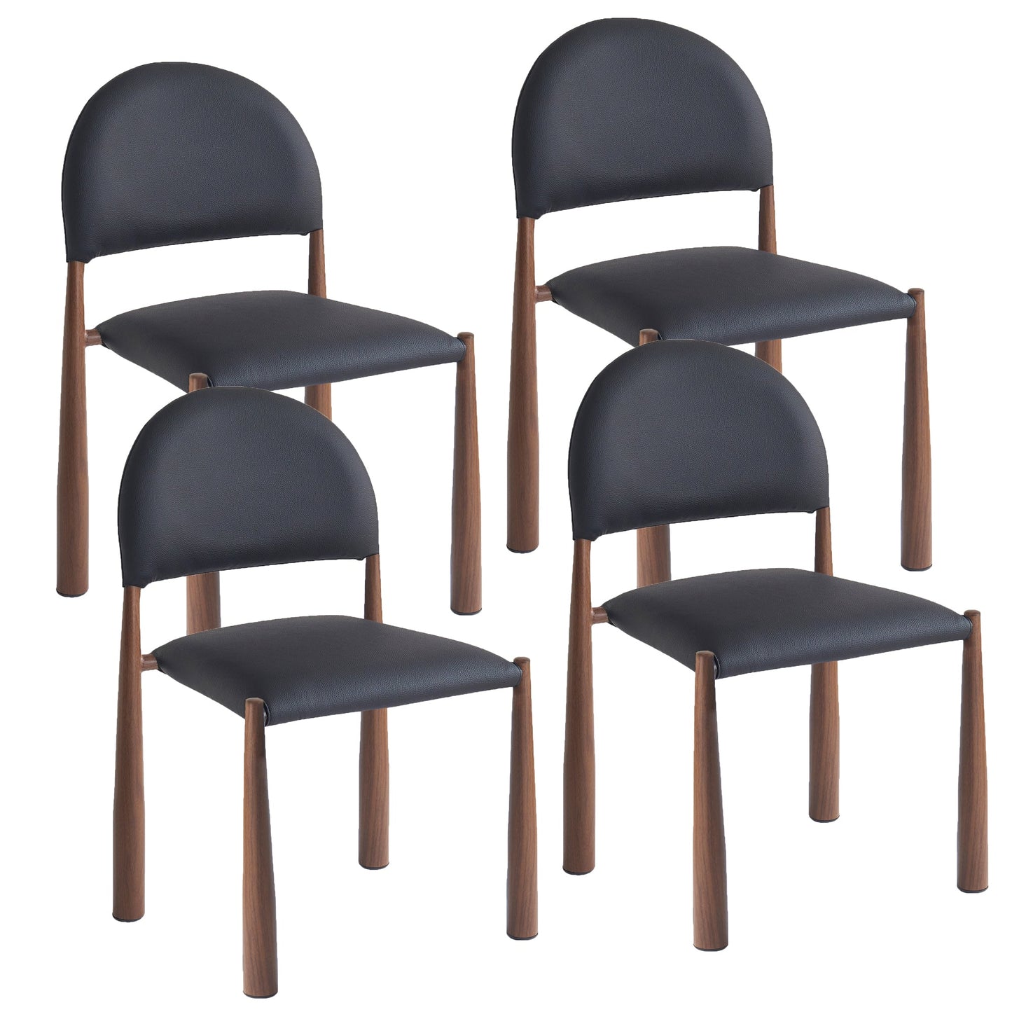 Auggie Dining Chair Black Walnut