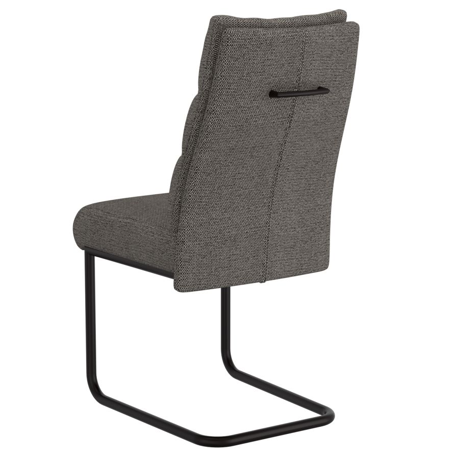 Brodi Dining Chair, set of 2, in Charcoal and Black