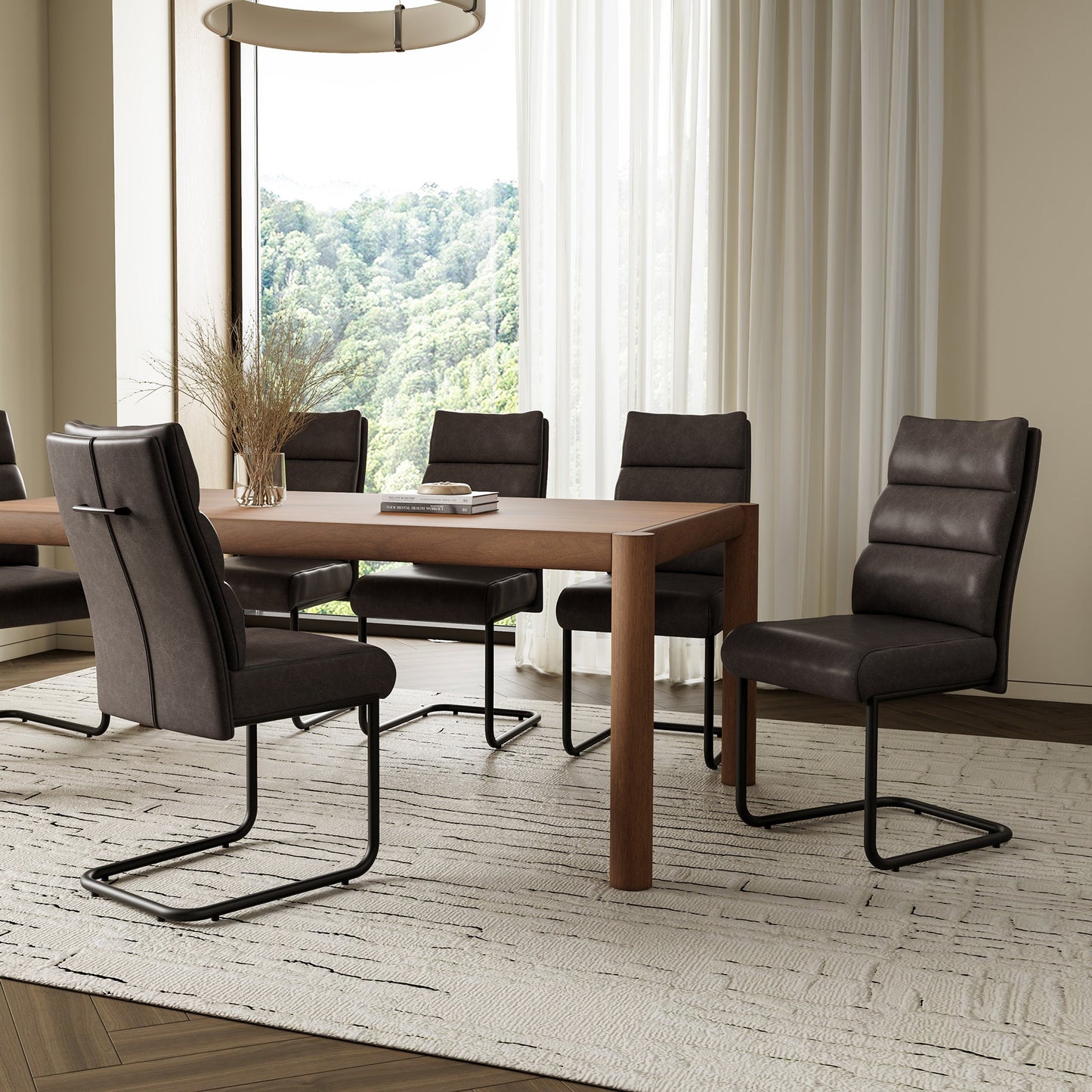 Brodi Dining Chair Pu Charcoal