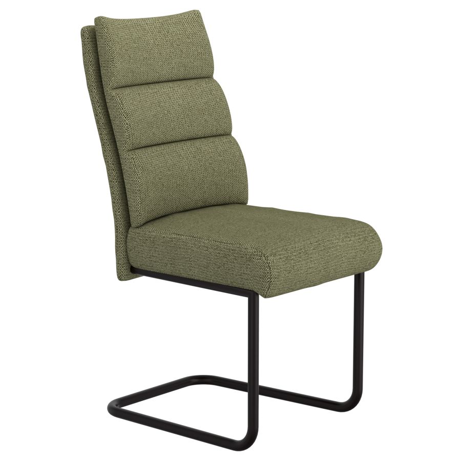 Brodi Dining Chair, set of 2,  in Sage and Black