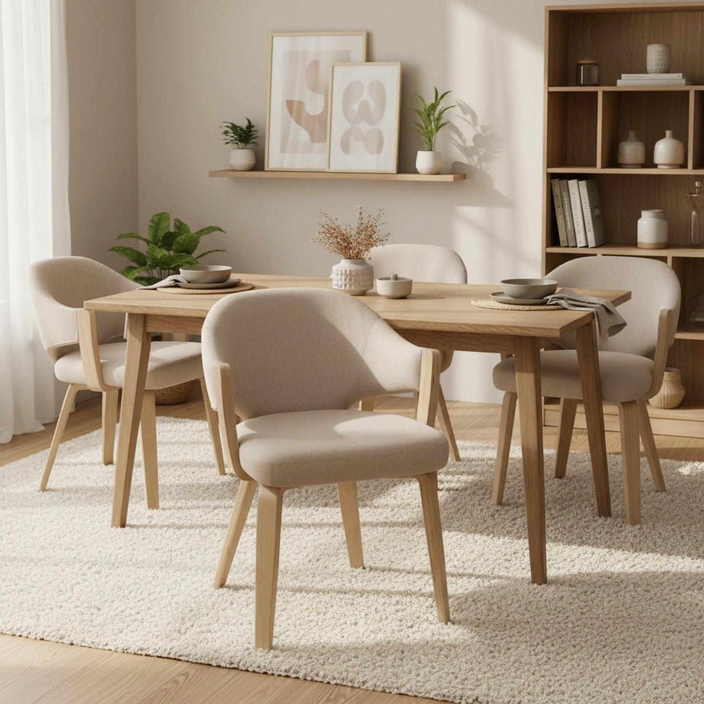 Freya Dining Chair Toffee Natural