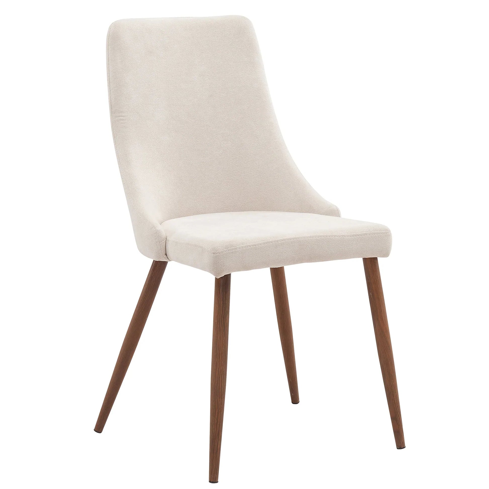 Cora Side Chair, set of 2 in Beige - Furniture Depot