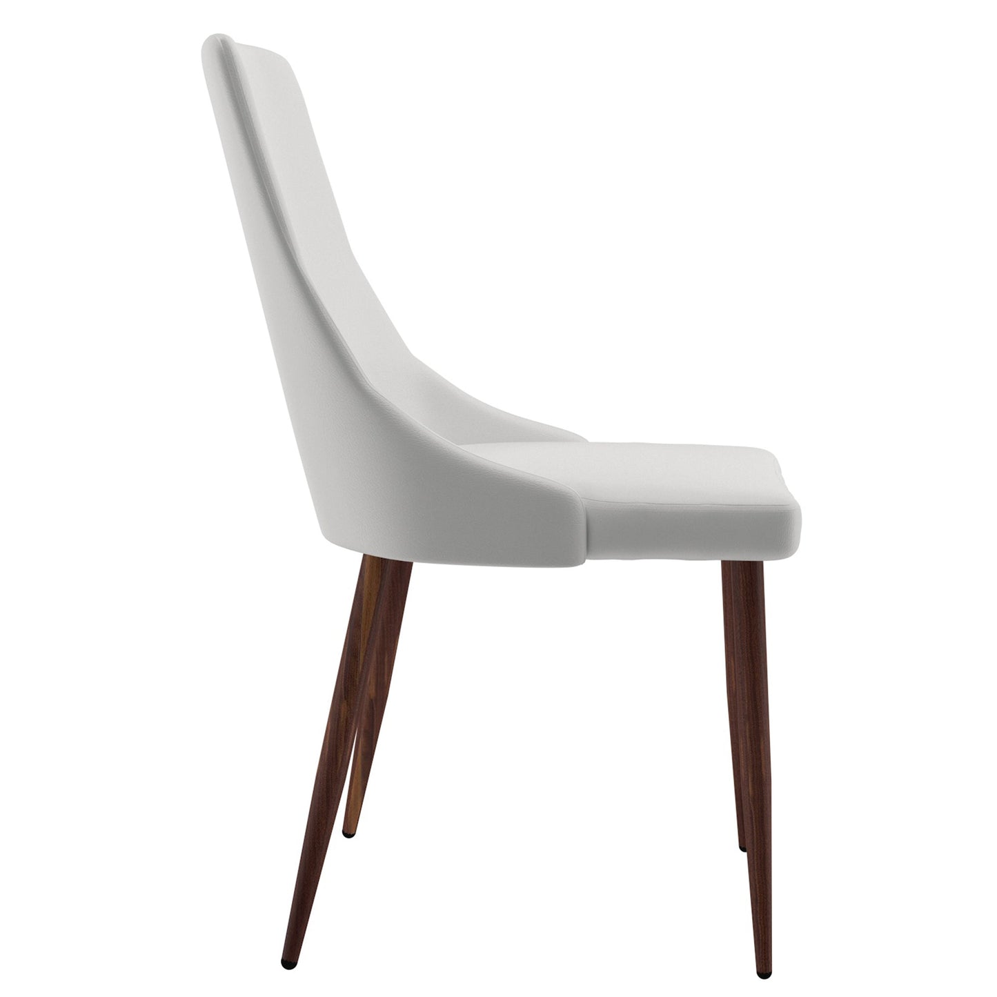 Cora Side Chair Pu White