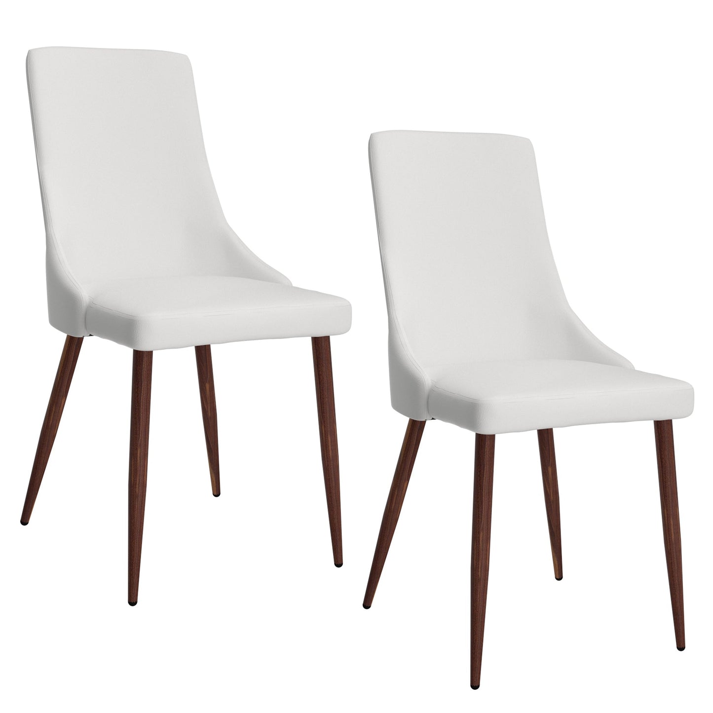 Cora Side Chair Pu White