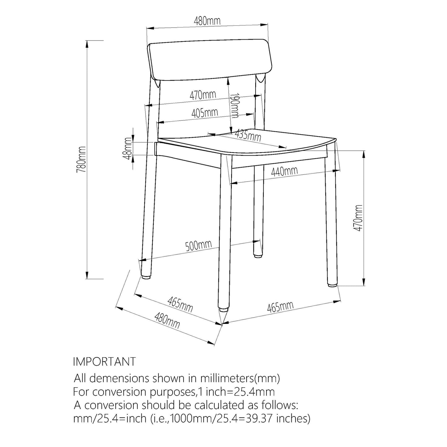 Felix Dining Chair Black
