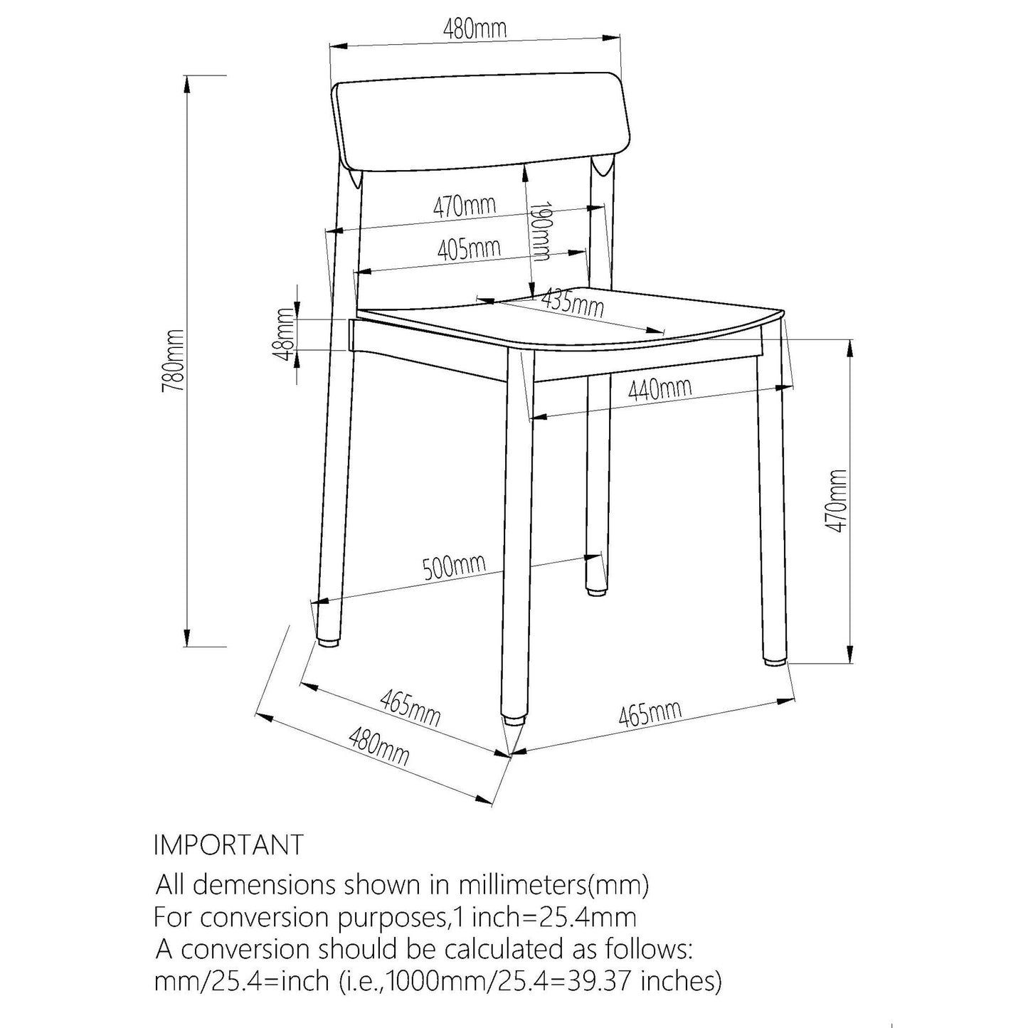 Felix Dining Chair Walnut