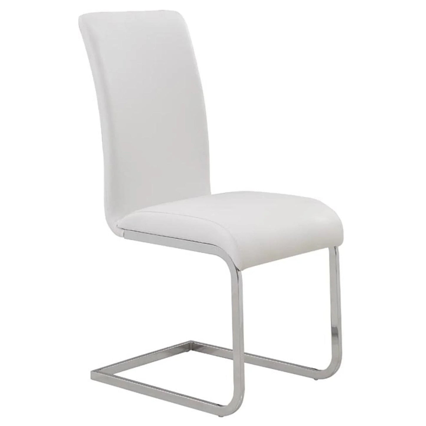 Maxim Side Chair, set of 2 in White - Furniture Depot