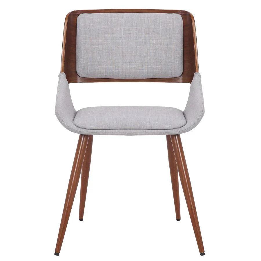 Hudson Side Chair in Grey Fabric - Furniture Depot