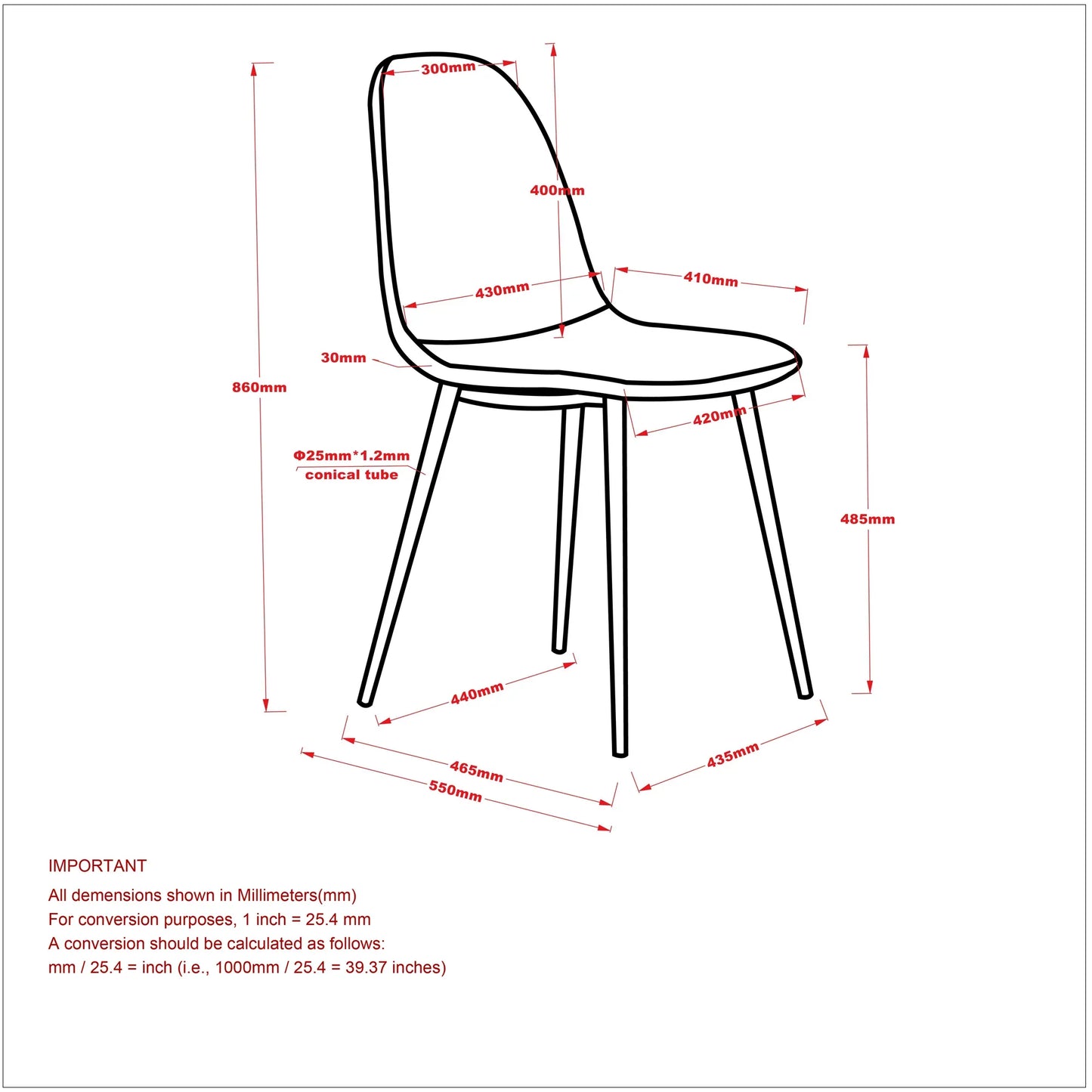 OLLY-SIDE CHAIR-GREY Set of 4 - Furniture Depot