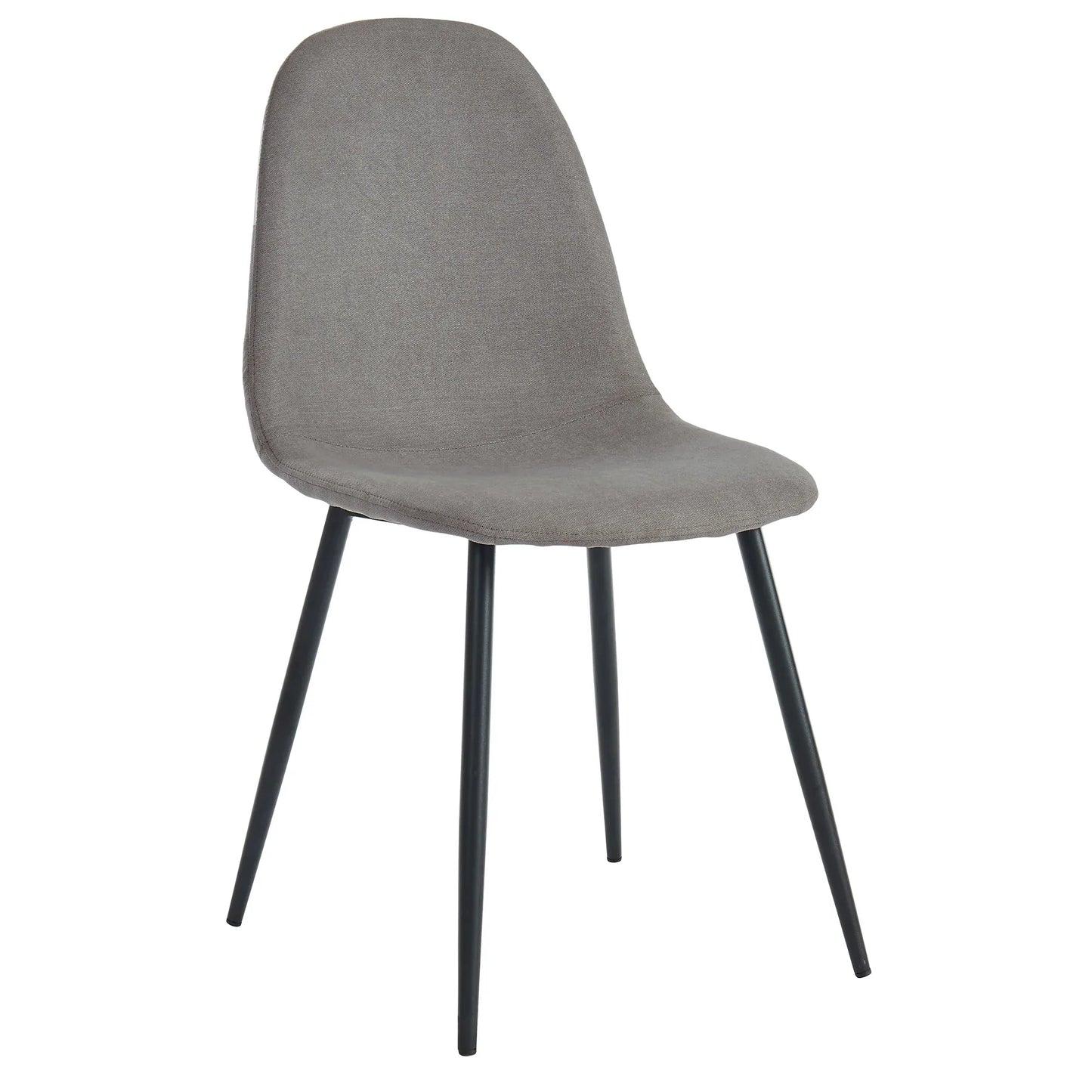 OLLY-SIDE CHAIR-GREY Set of 4 - Furniture Depot