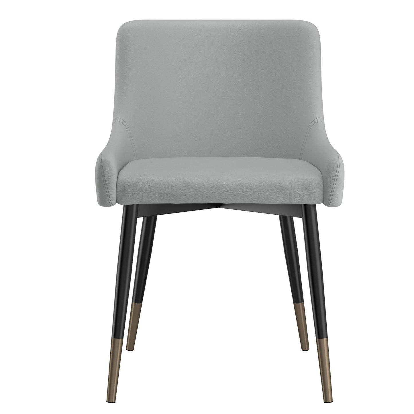 Xander Dining/Lounge Chair, Set of 2 in Light Grey and Black