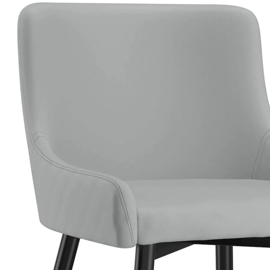 Xander Side Chair, Set of 2, in Light Grey - Furniture Depot