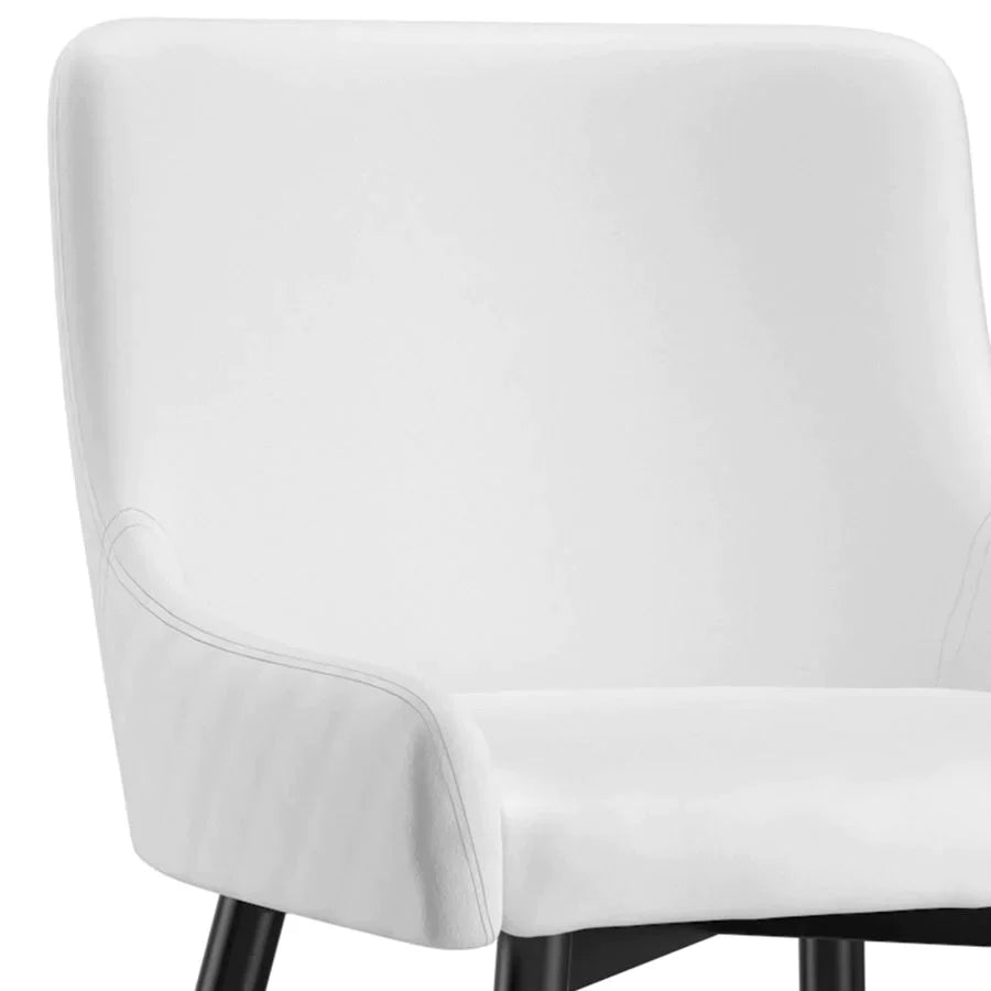 Xander Side Chair, Set of 2, in White - Furniture Depot