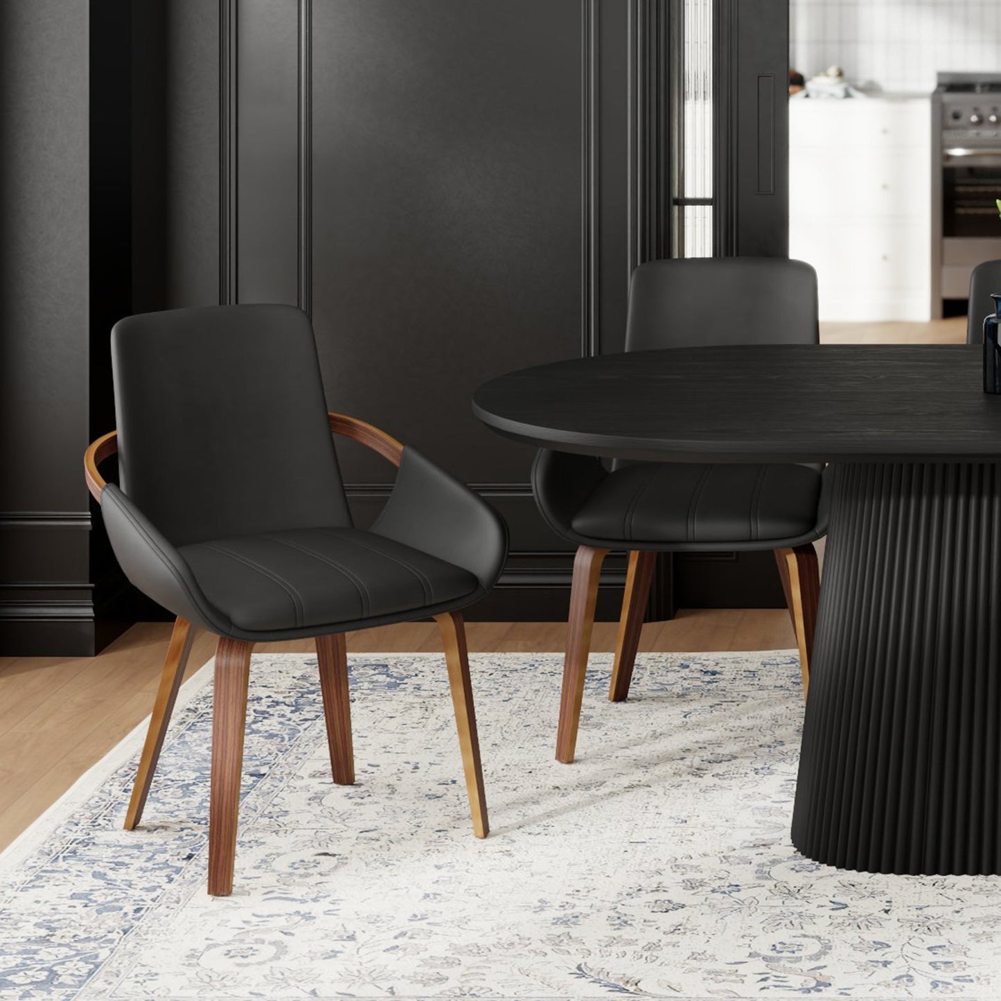 Caspian Dining Chair Black
