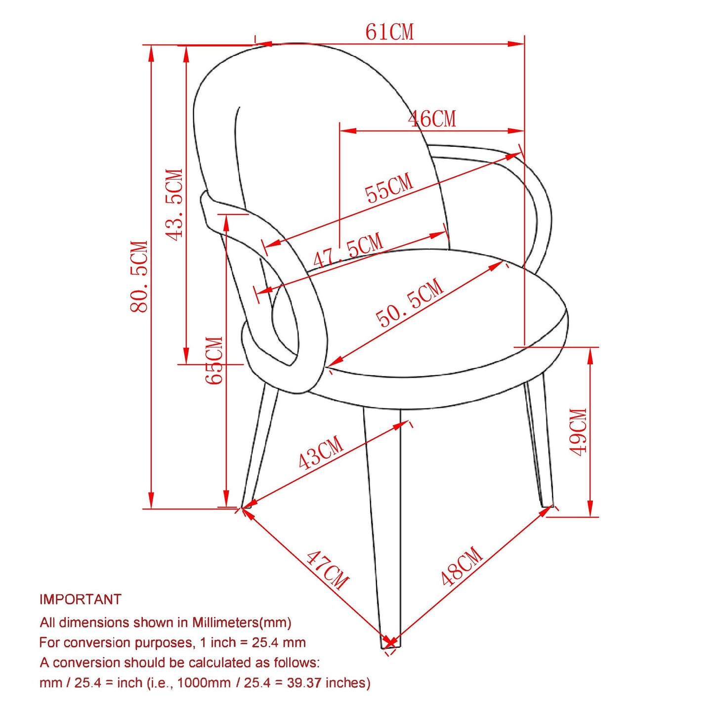 Celest Dining Chair Dark Taupe