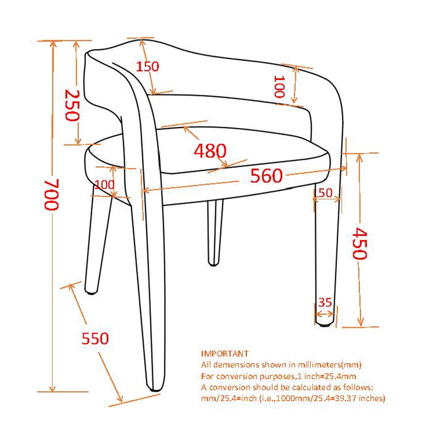 Caden Dining Chair Beige