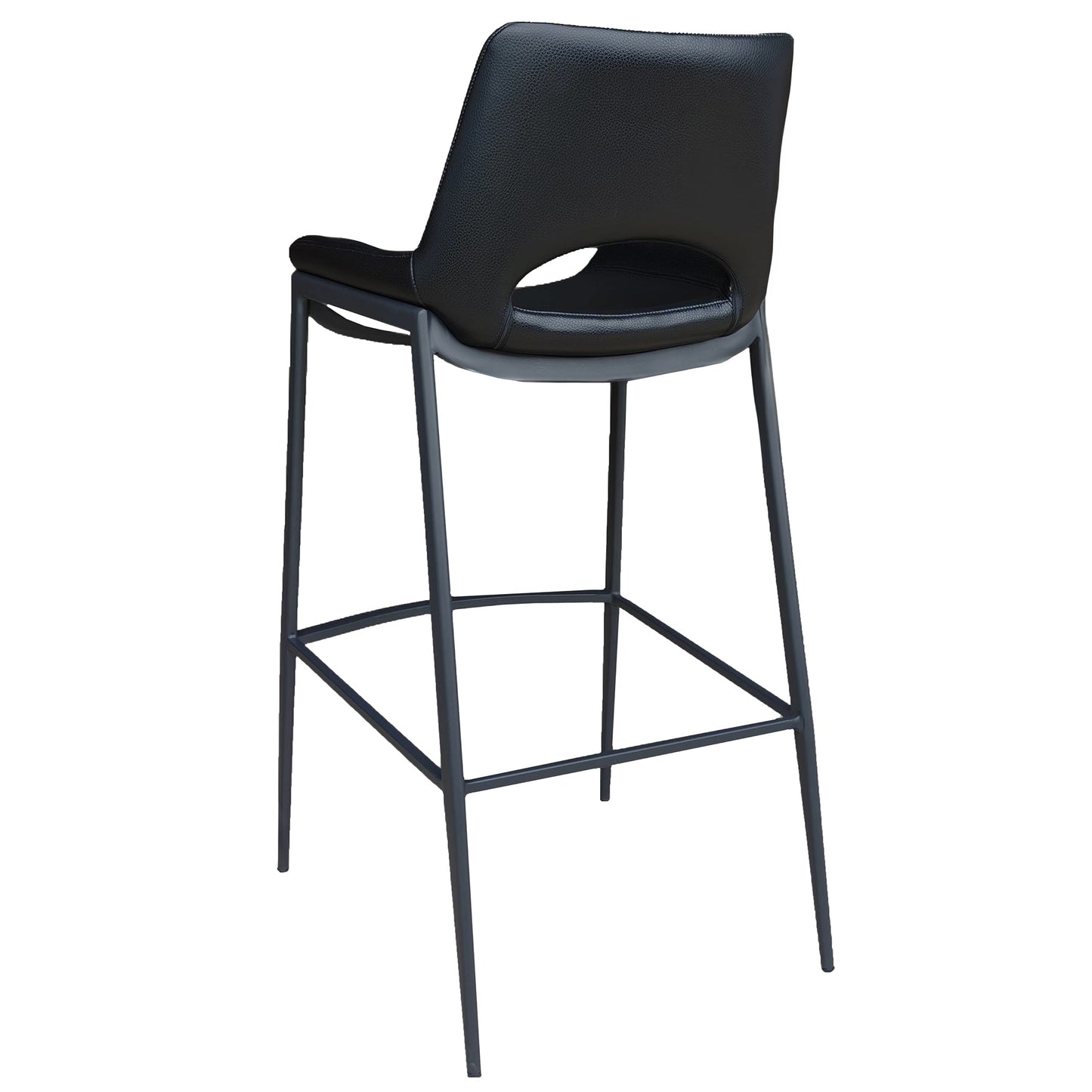 Icona 30" Bar Stool Black Black