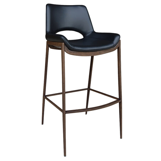 Icona 30" Bar Stool Black Walnut