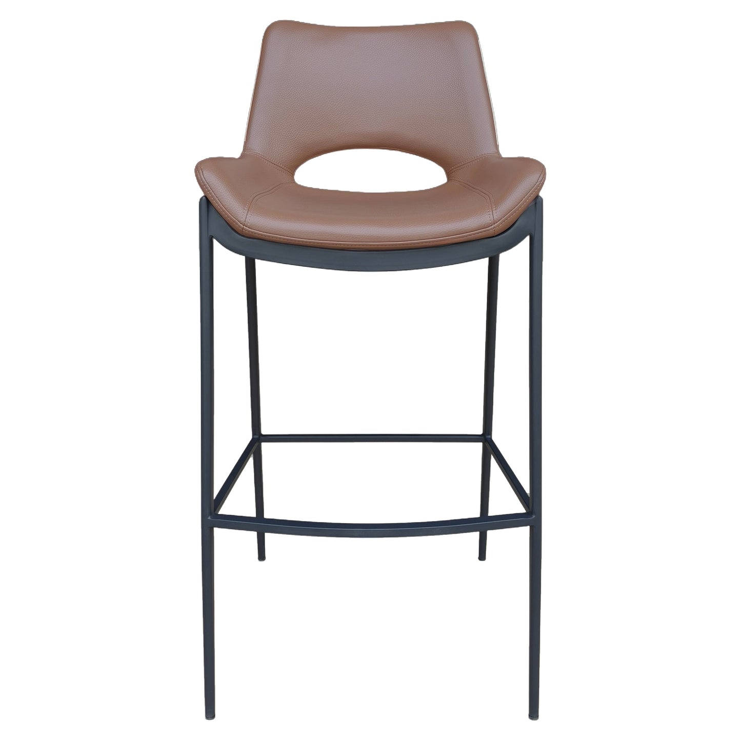 Icona 30" Bar Stool Saddle Black