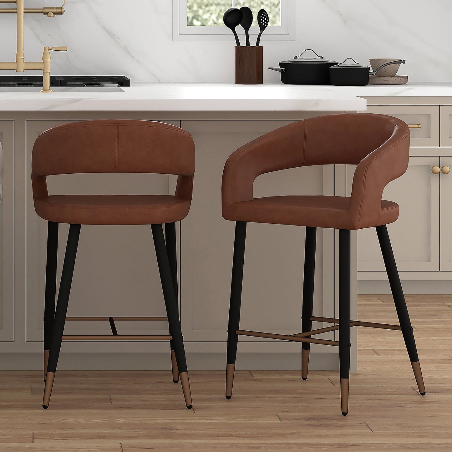 Crimson 26'' Counter Stool Saddle