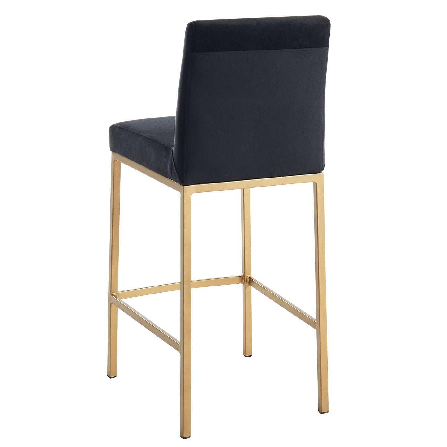 Diego 26" Counter Stool Black/Aged Gold