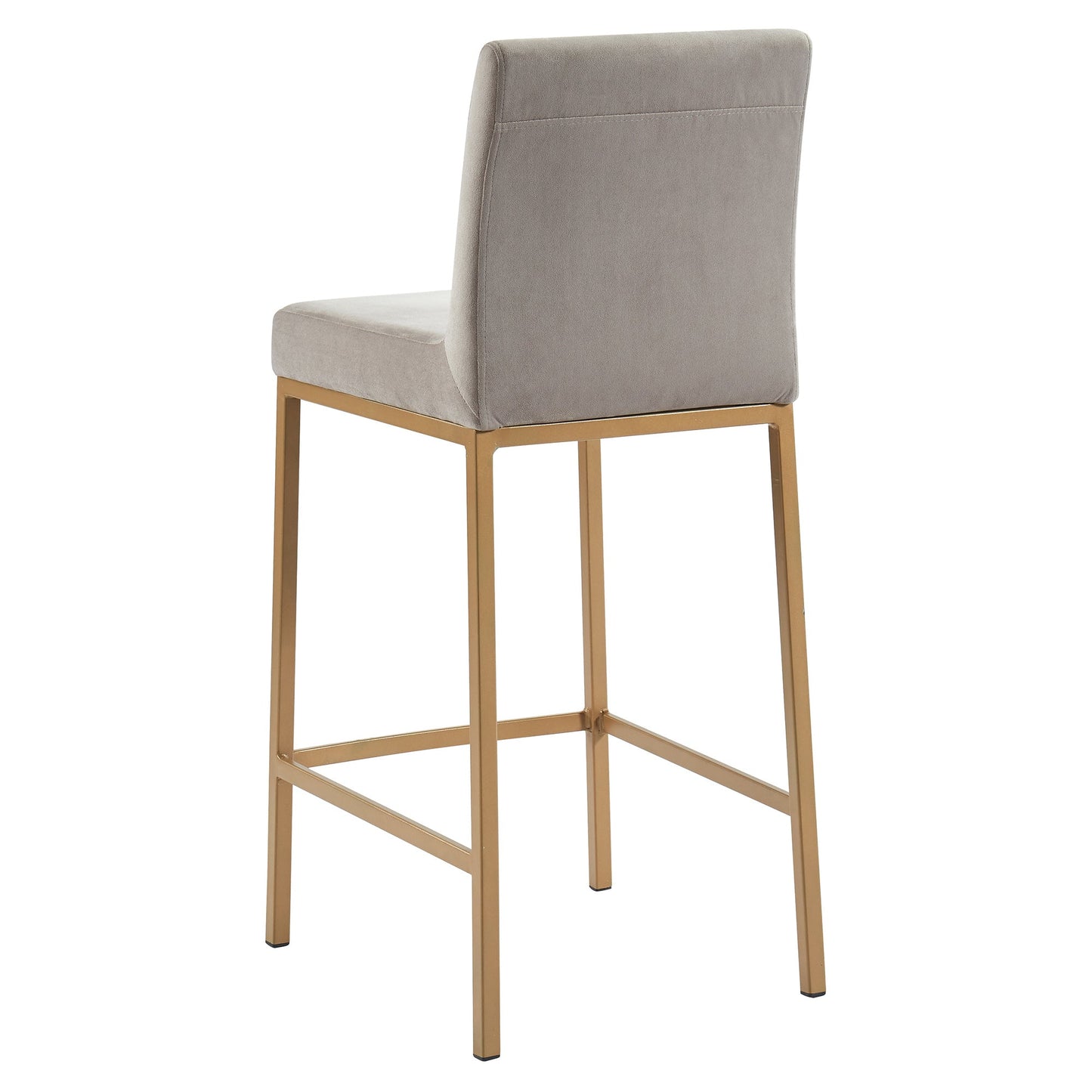 Diego 26" Counter Stool Grey/Aged Gold