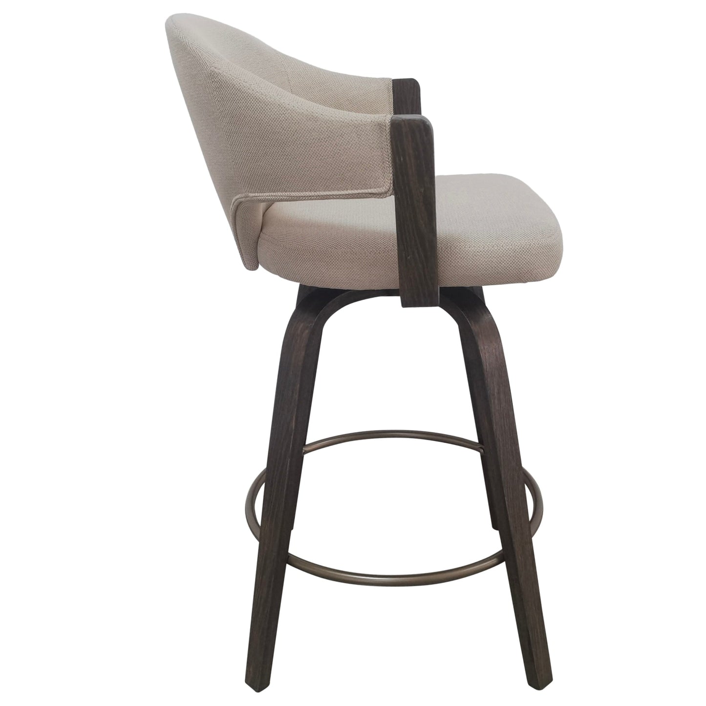 Freya 26'' Counter Stool Toffee Walnut