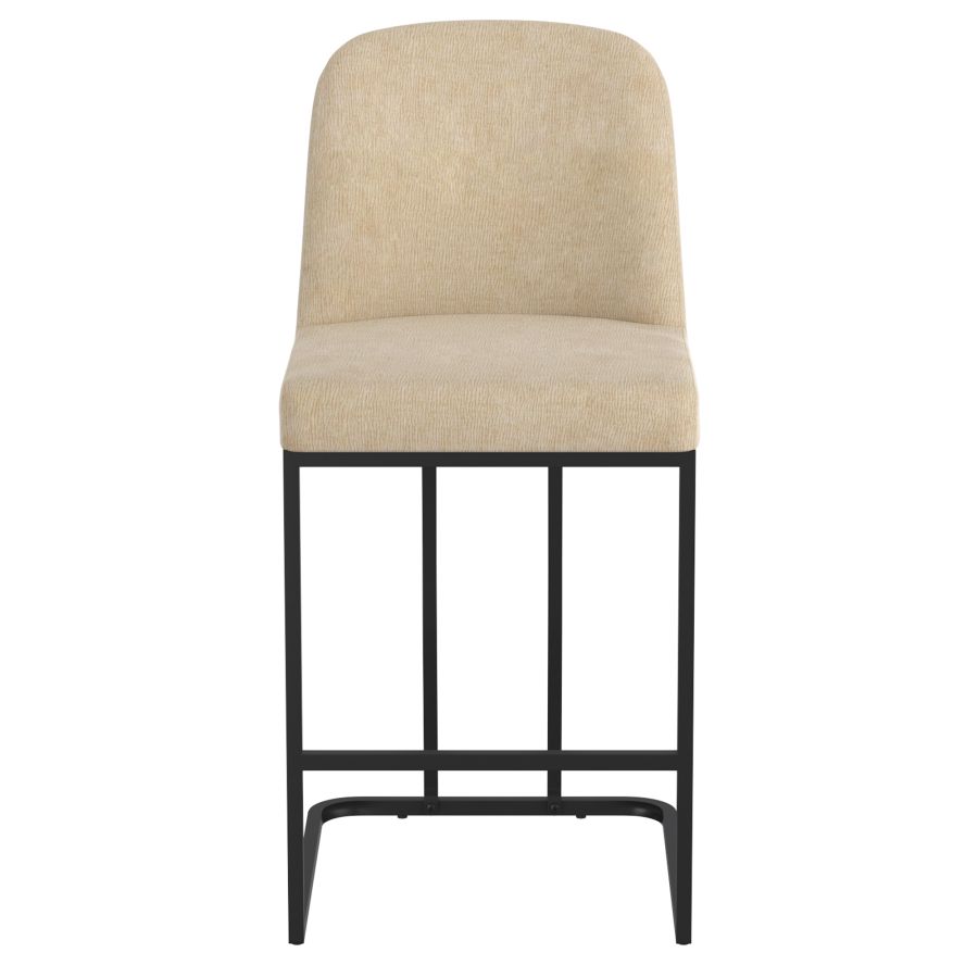 Dario 26" Counter Stool, Set of 2 in Beige