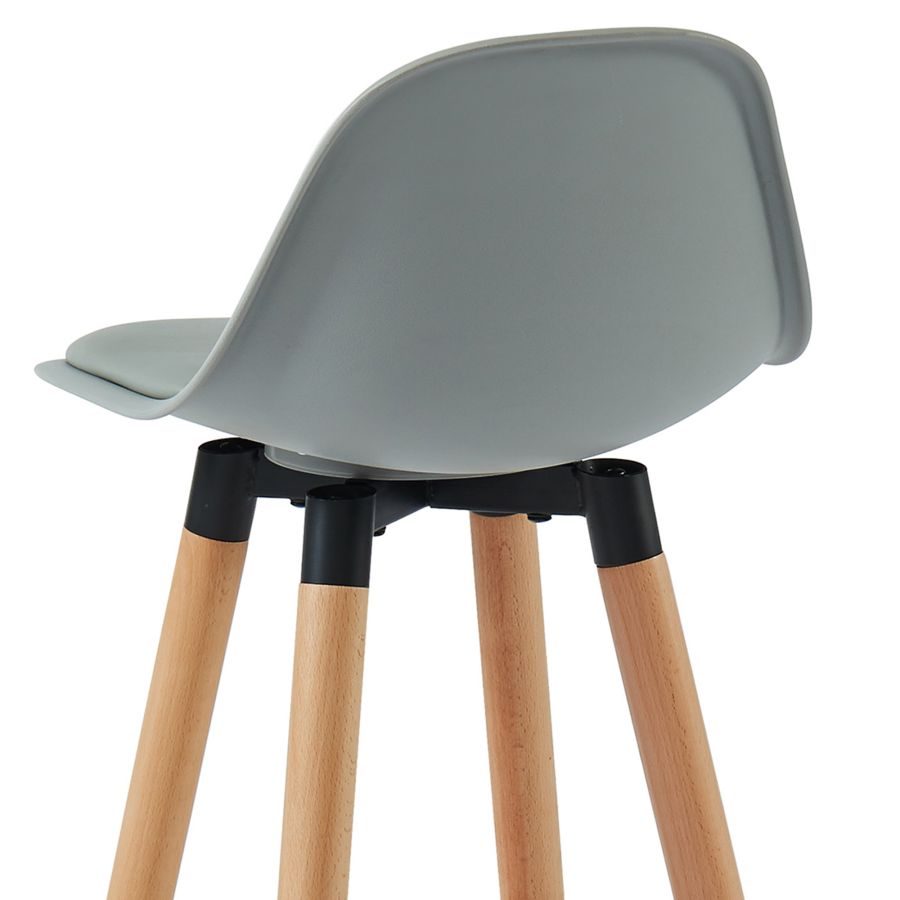 Diablo 26" Counter Stool, Set of 2 in Grey and Natural