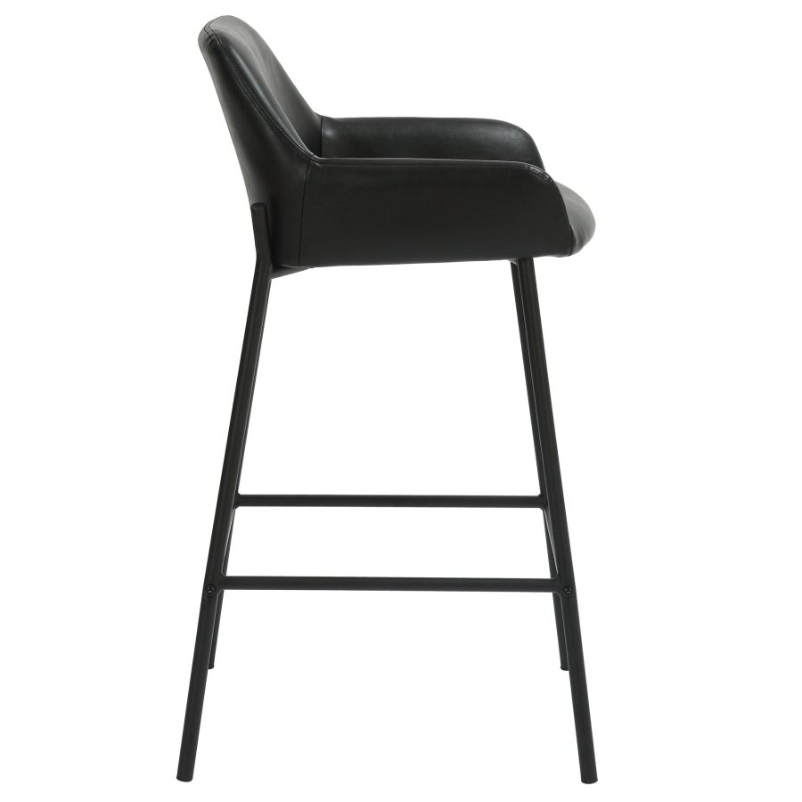 Baily 26" Counter Stool, set of 2, in Black