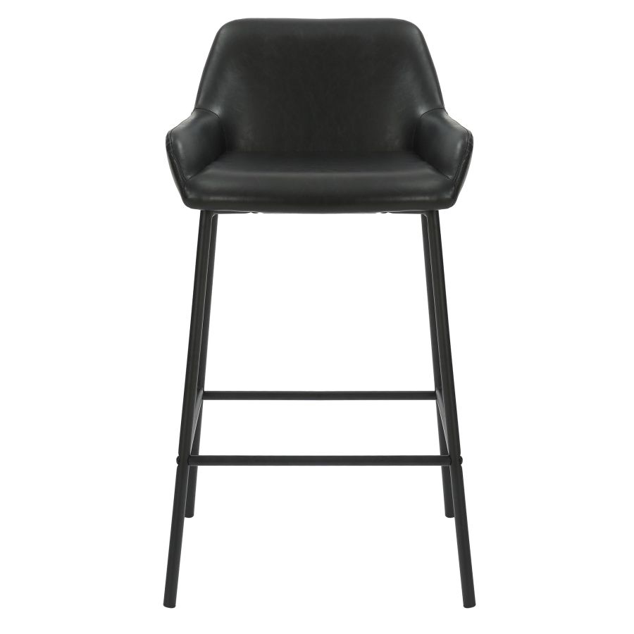 Baily 26" Counter Stool, set of 2, in Black