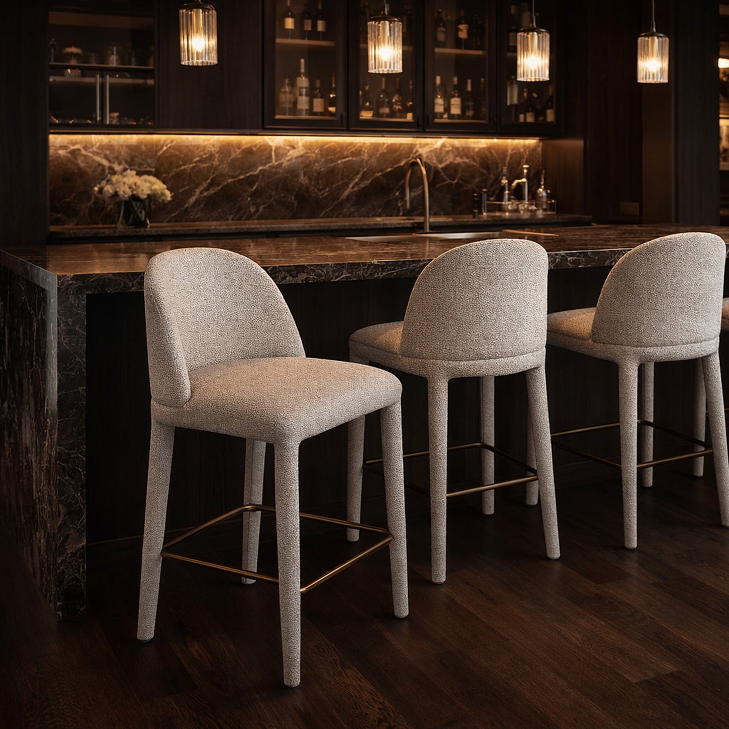 Kiara 26'' Counter Stool Beige