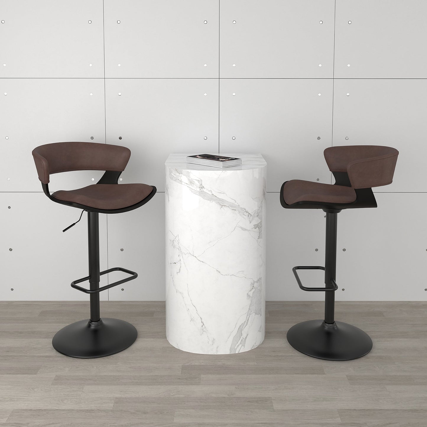 Rover Air Lift Stool Brown