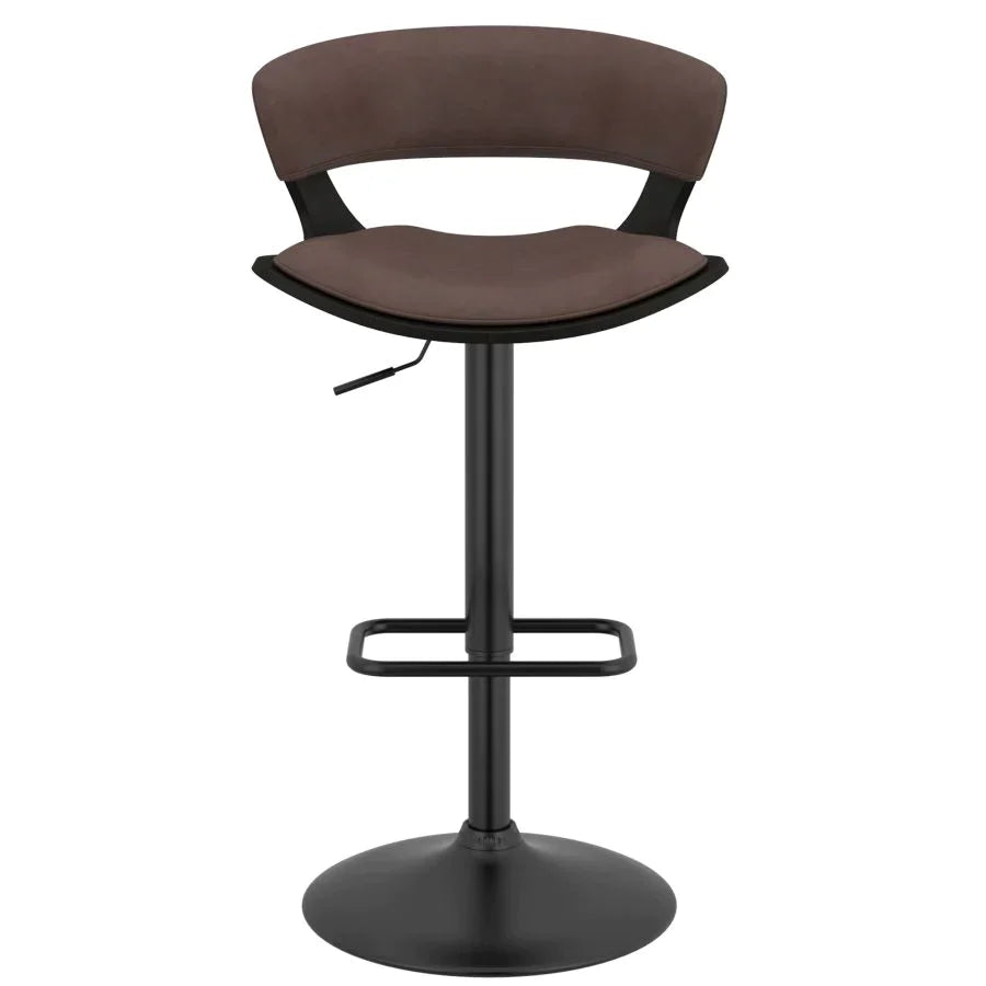 Rover Air Lift Stool in Brown - Furniture Depot