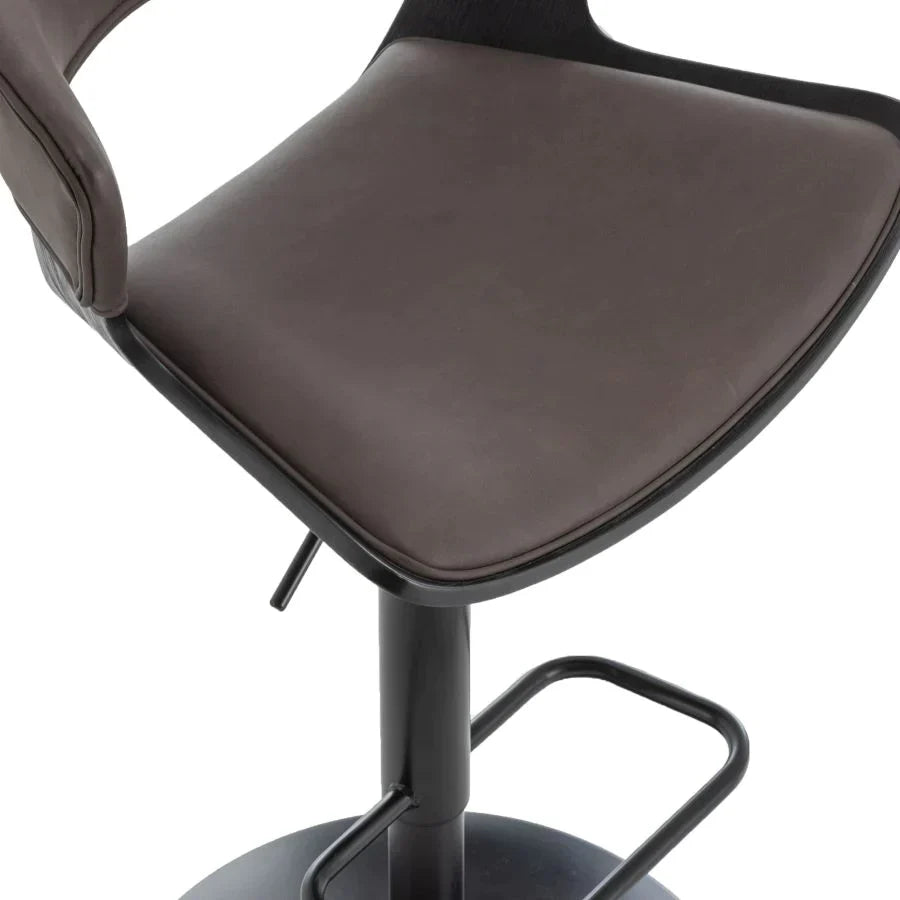 Rover Air Lift Stool in Brown - Furniture Depot