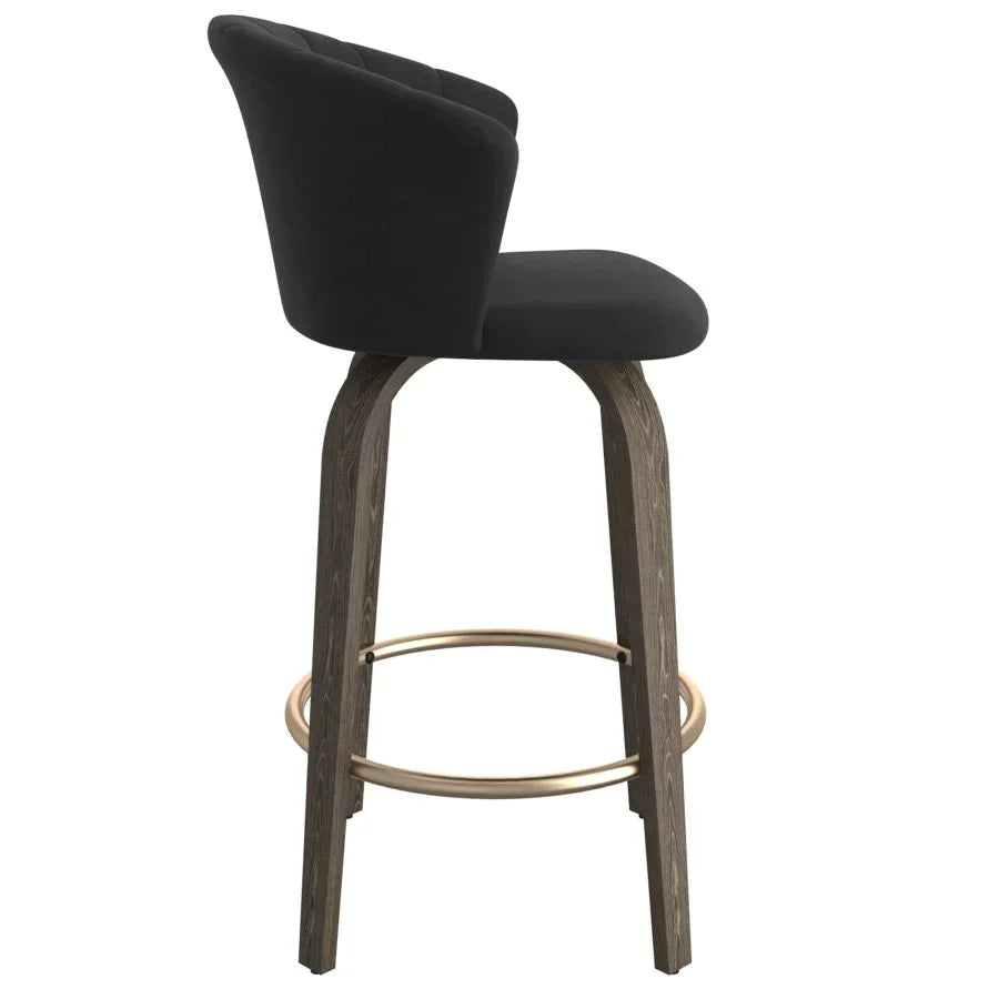 Tula 26" Counter Stool in Black - Furniture Depot