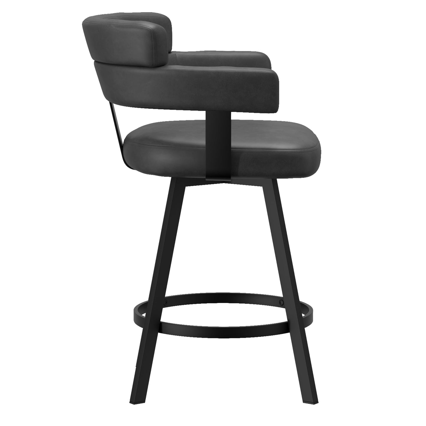 Oberon 26" Counter Stool Charcoal