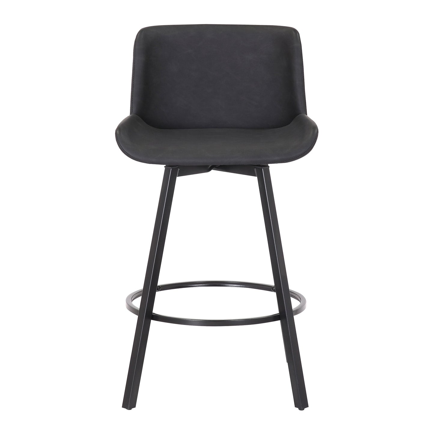 Fern 26'' Counter Stool Pu Charcoal set of 2