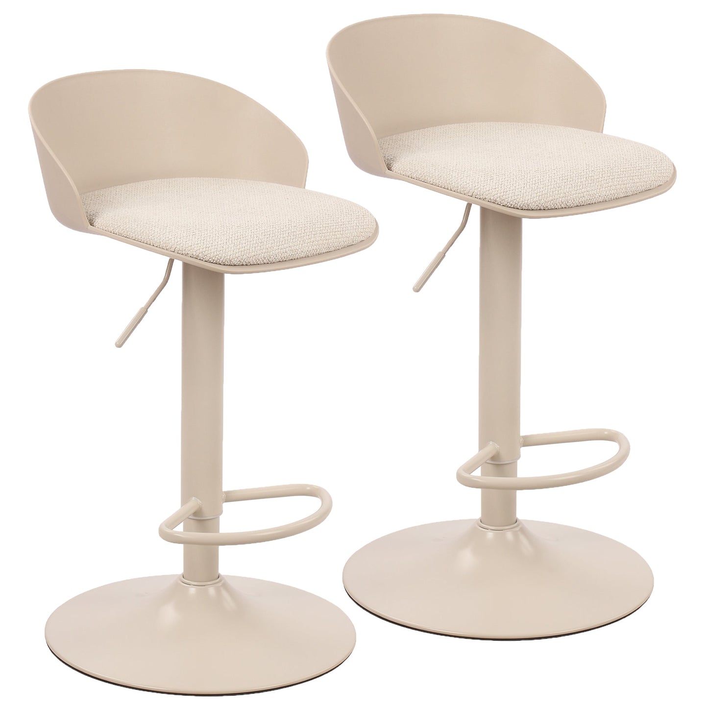 Mabel Air Lift Stool Beige