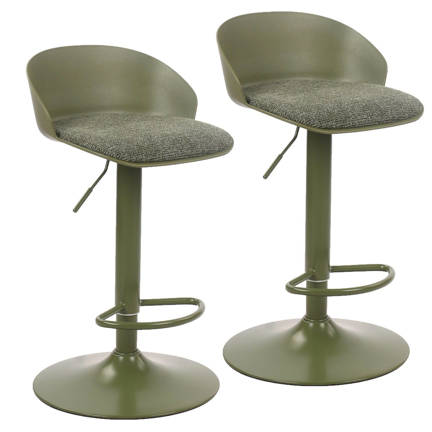 Mabel Air Lift Stool Green