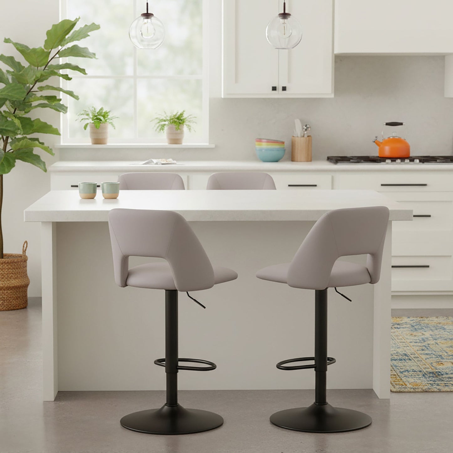 Adler Air Lift Stool Beige
