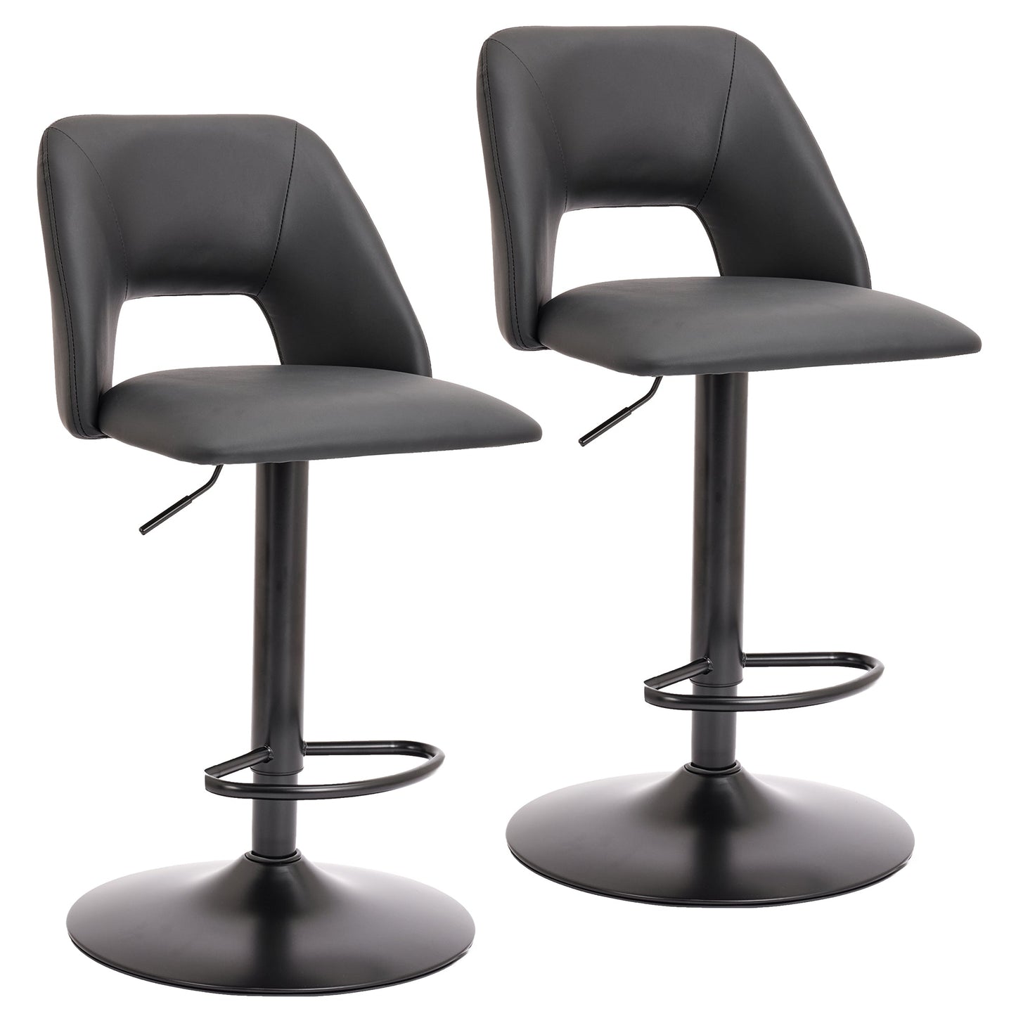 Adler Air Lift Stool Black