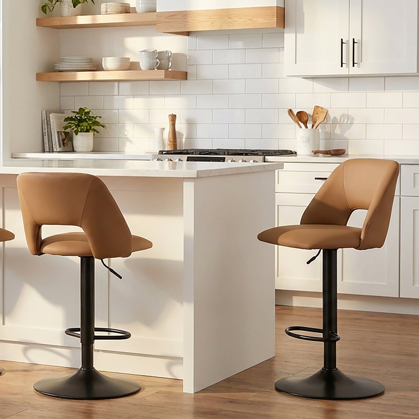 Adler Air Lift Stool Tan