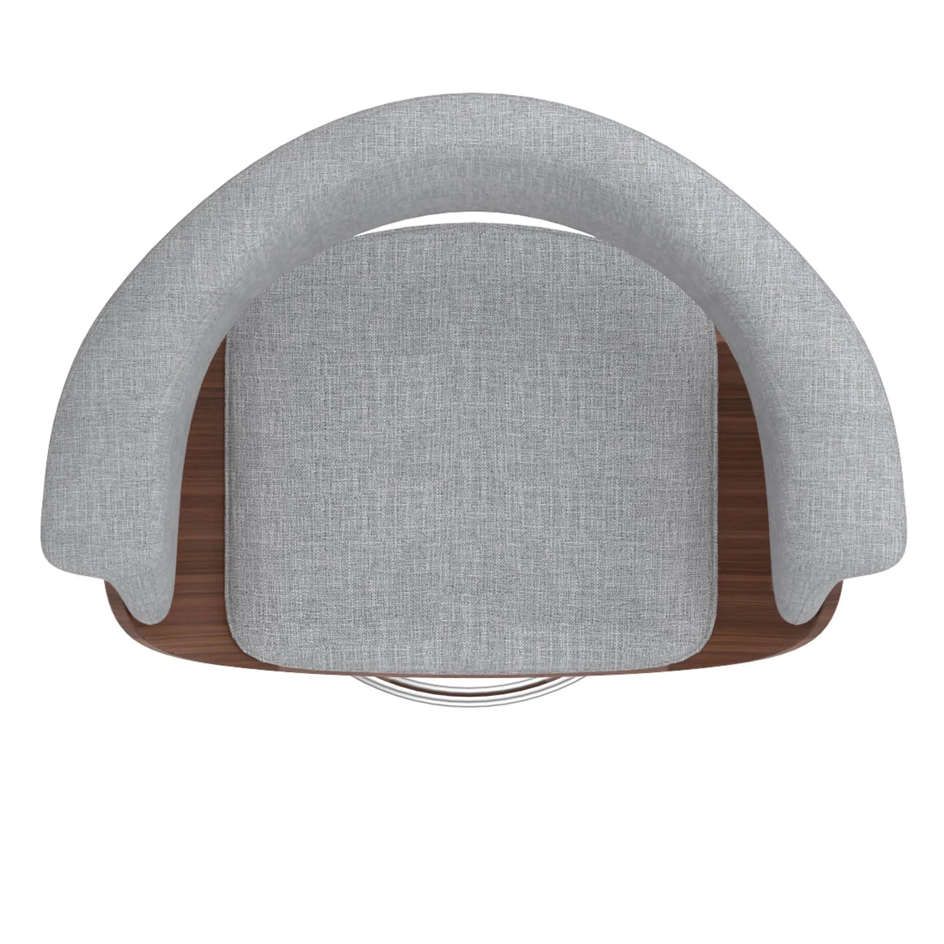 HOLT-26" COUNTER STOOL-FABRIC GREY - Furniture Depot