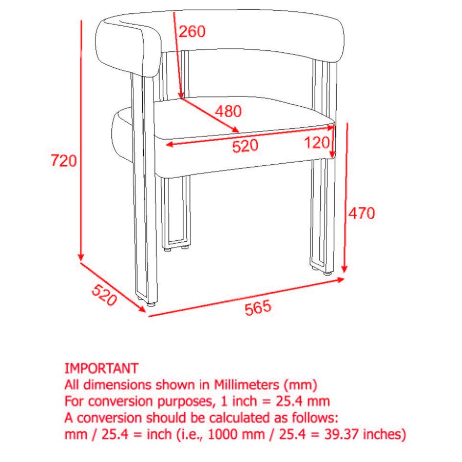 Julius/Scarlet 7pc Dining Set in Black Table with Ivory Chair