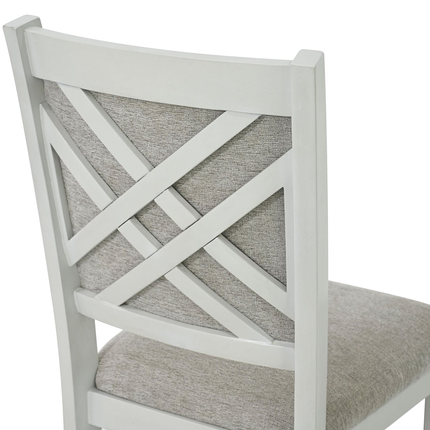 Samuel 5pc Dining Set Whitewash