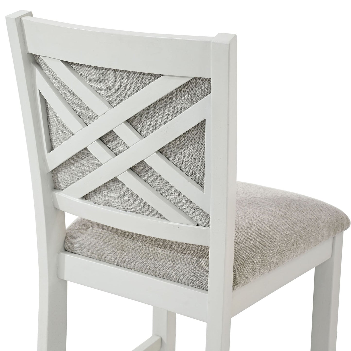 Samuel 5pc Pub Set Whitewash