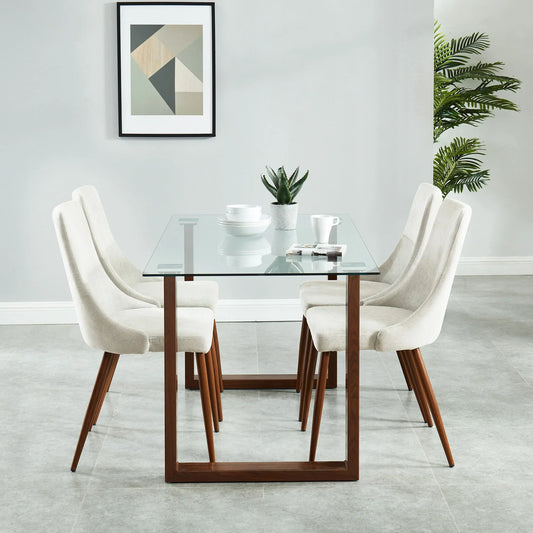 FRANCO WAL/CORA BG-5PC DINING SET - Furniture Depot