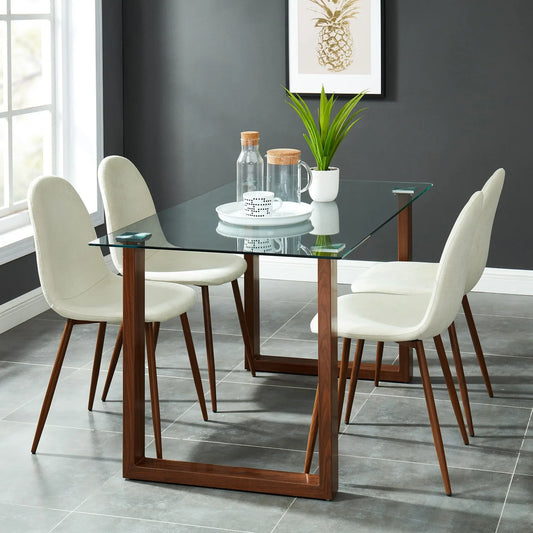 FRANCO WAL/LYNA BG-5PC DINING SET - Furniture Depot